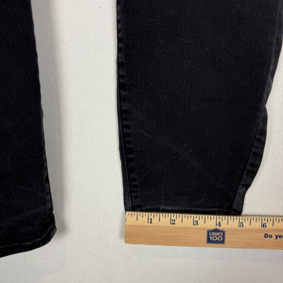 Signature By Levi Strauss Jeans Womens 18 Black Denim Stretch Modern Skinny Leg - Picture 14 of 16